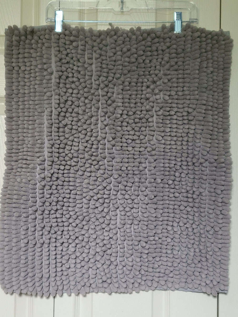 CatGuru Cat Litter Mat Rug in Light Gray ~ 100% Polyester Soft Machine Washable - Picture 2 of 10